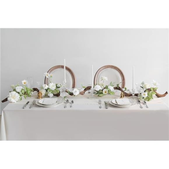 Artificial Flowers Combo Box Set Faux Flowers Bulk Flower Leaf w/ Stems Wedding - Picture 3 of 6